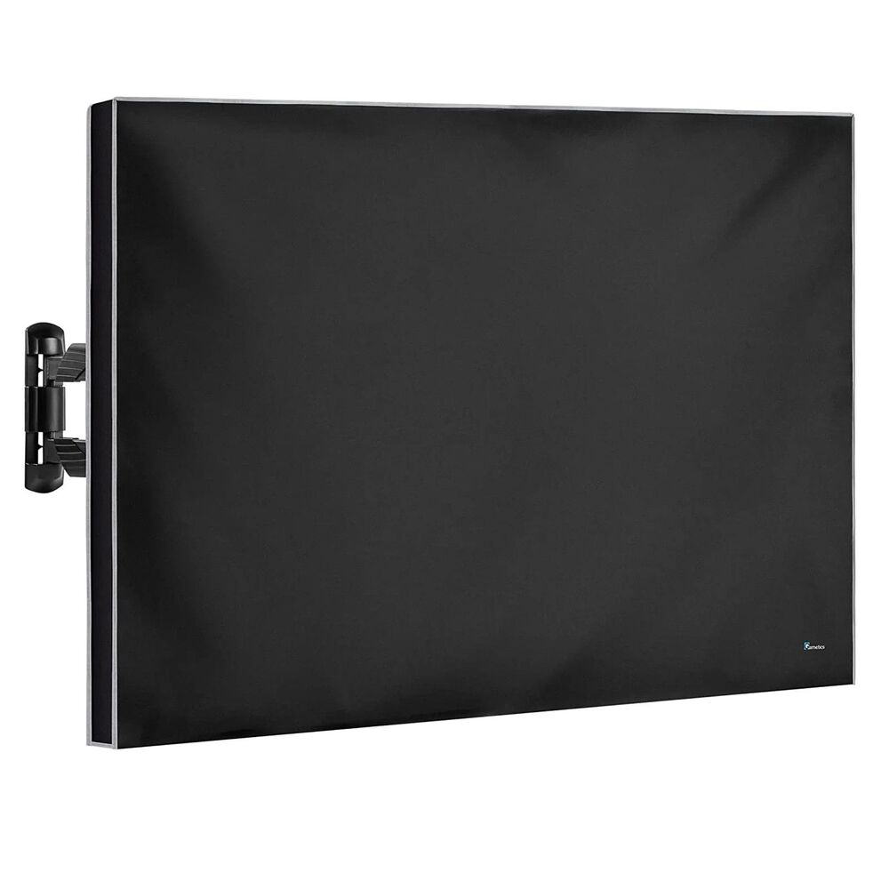 Garnetics Outdoor TV Cover 70-75 Inch Waterproof Weatherproof Smart Shield Black